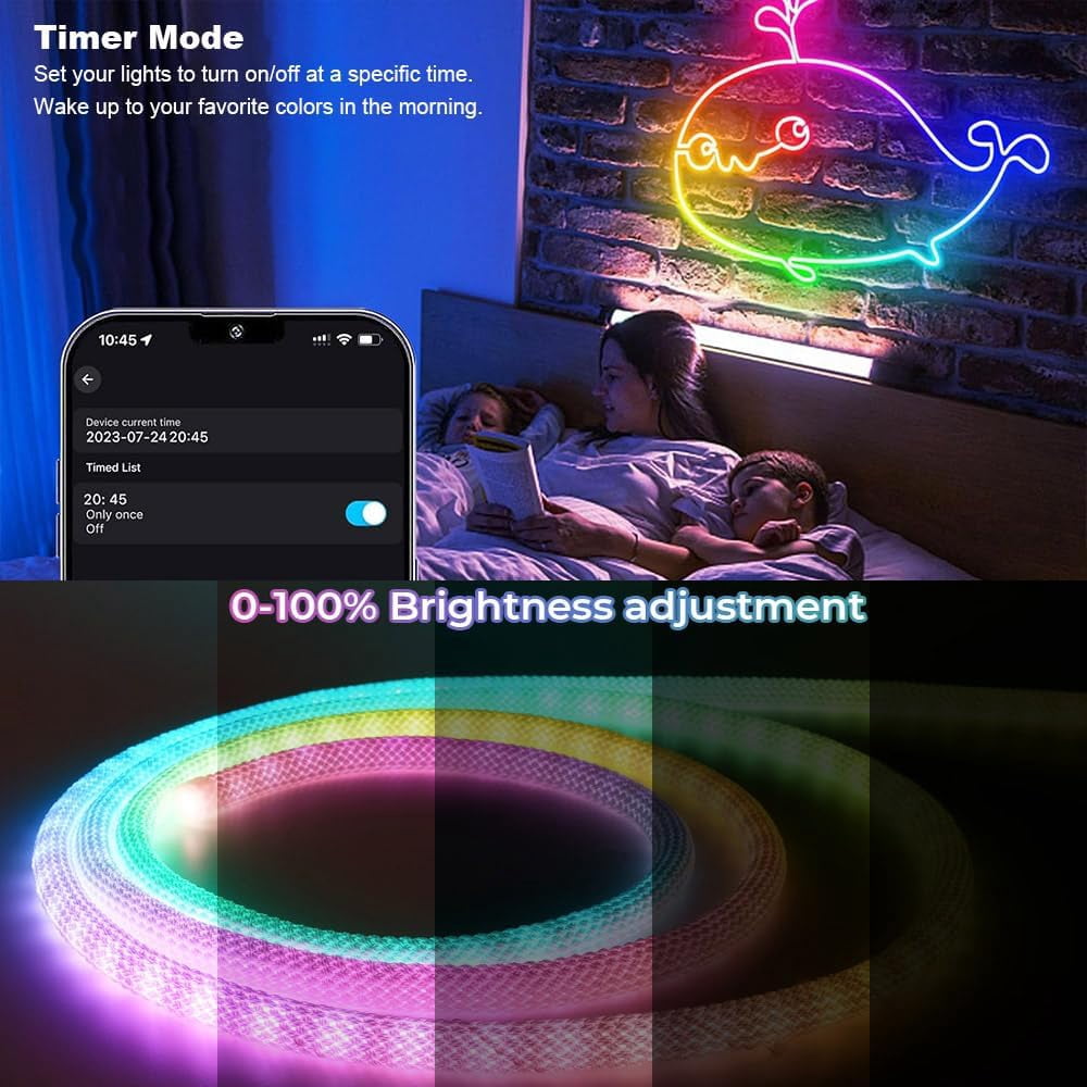 16.4FT Neon Strip Light