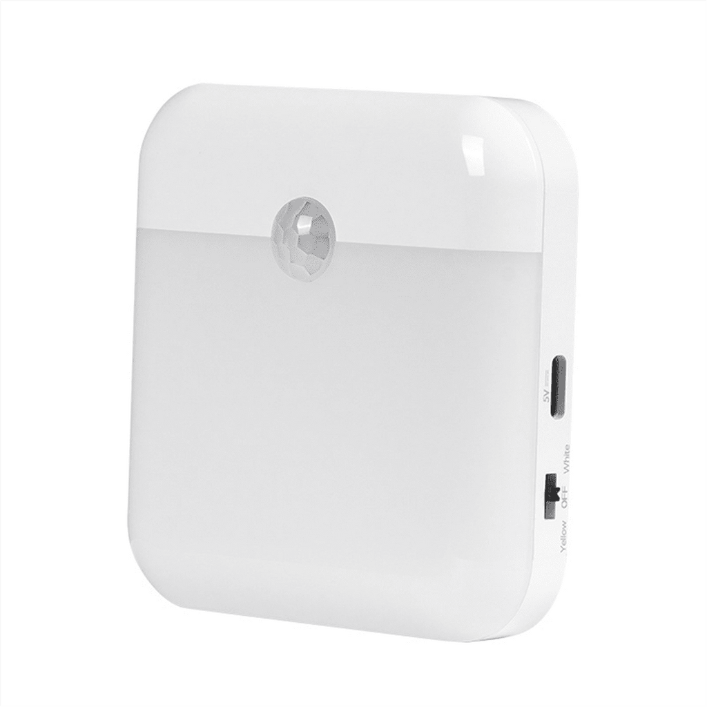 Motion Sensor Light Rechargeable LED Lamp for Bedroom Kitchen Stair Hallway Wardrobe Cupboard Lighting,C