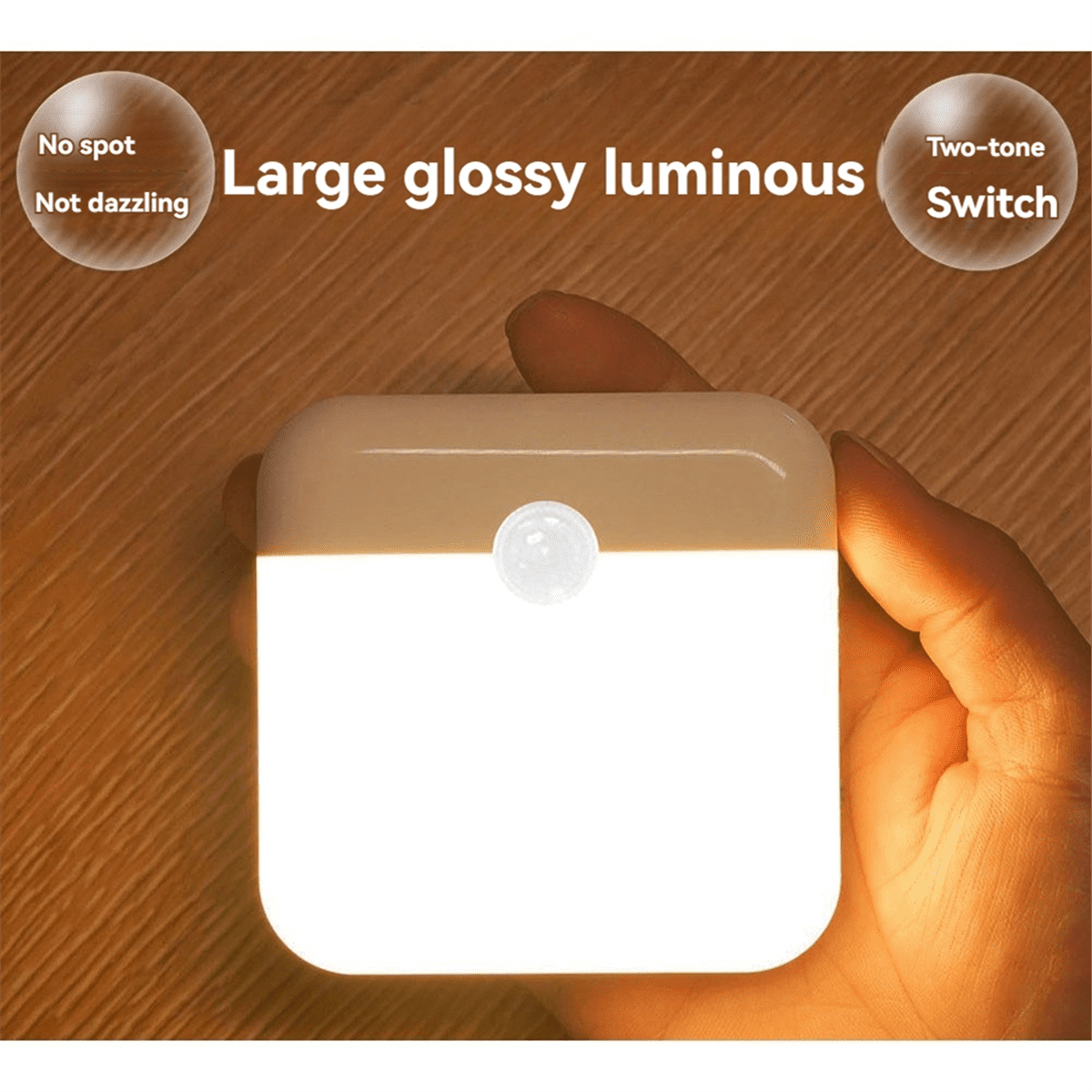 Motion Sensor Light Rechargeable LED Lamp for Bedroom Kitchen Stair Hallway Wardrobe Cupboard Lighting,C