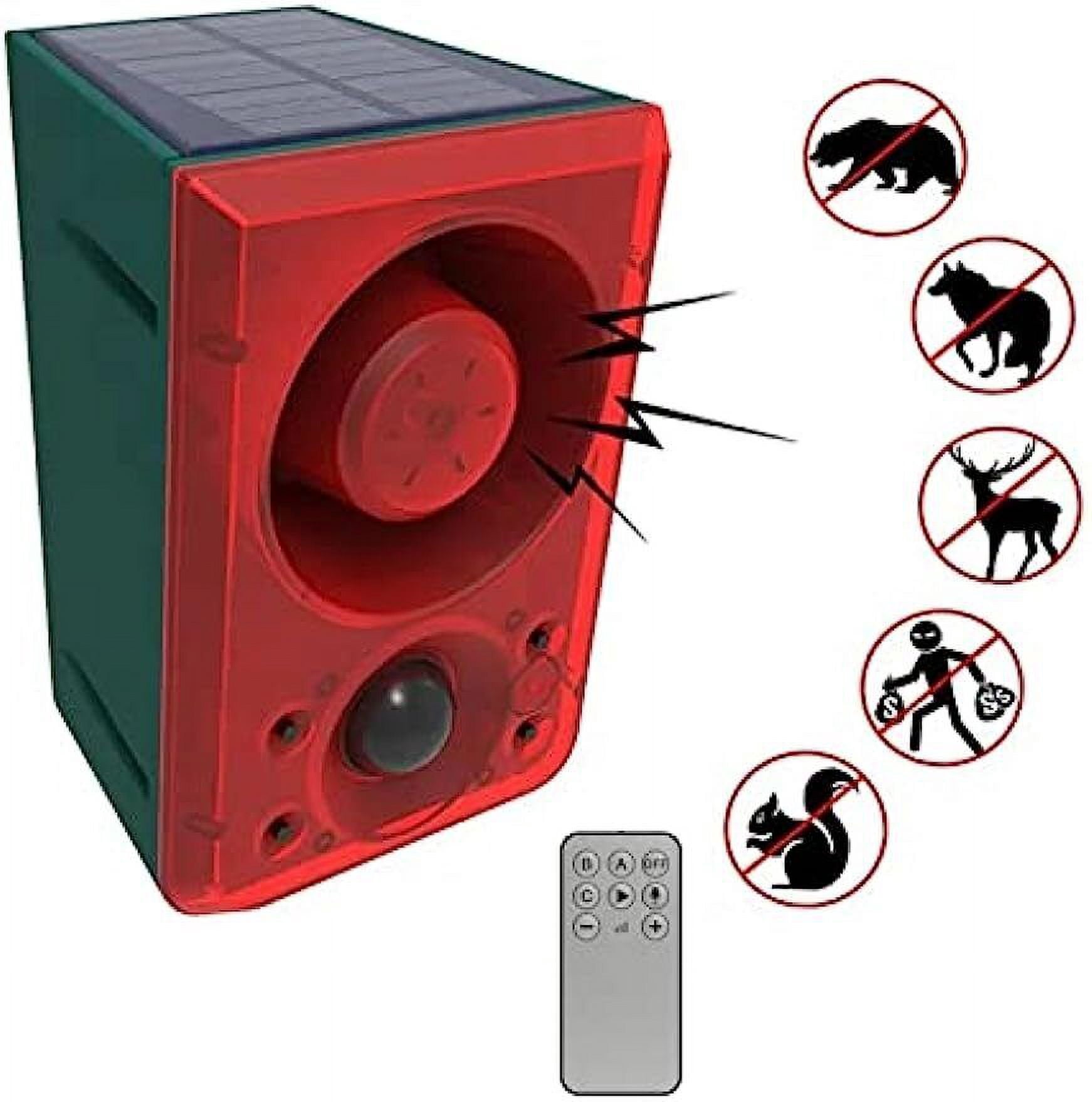 Motion Sensor Motion Alarm Emits loud dog barking gunshot sounds upto 130db US
