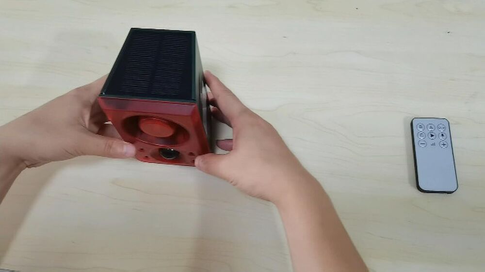 Motion Sensor Motion Alarm Emits loud dog barking gunshot sounds upto 130db US