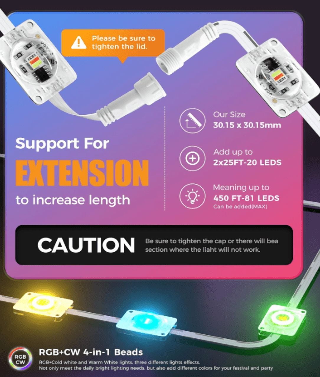 Permanent Outdoor Lights, 50-Foot RGB+IC Smart Outdoor Decor, 50 Scene Modes, App/Remote Control, IP68 Waterproof, Ideal for Christmas, Holidays, Everyday Use, Pool Parties, and House Roof Lighting