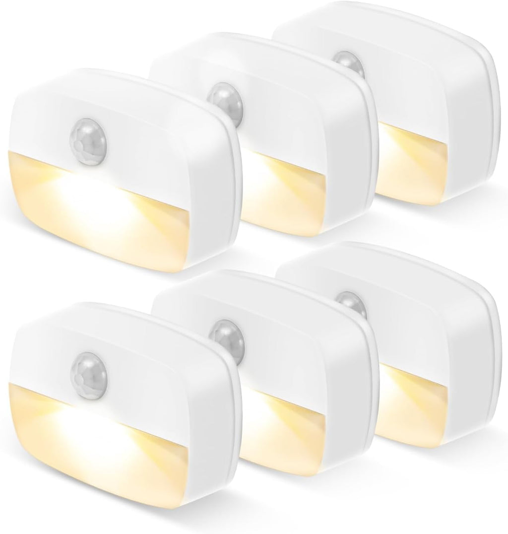 Motion Sensor Light Indoor  Night Light   Nightlight  Operated Lights for Hallway Stair Bathroom Closet  ( Applied)