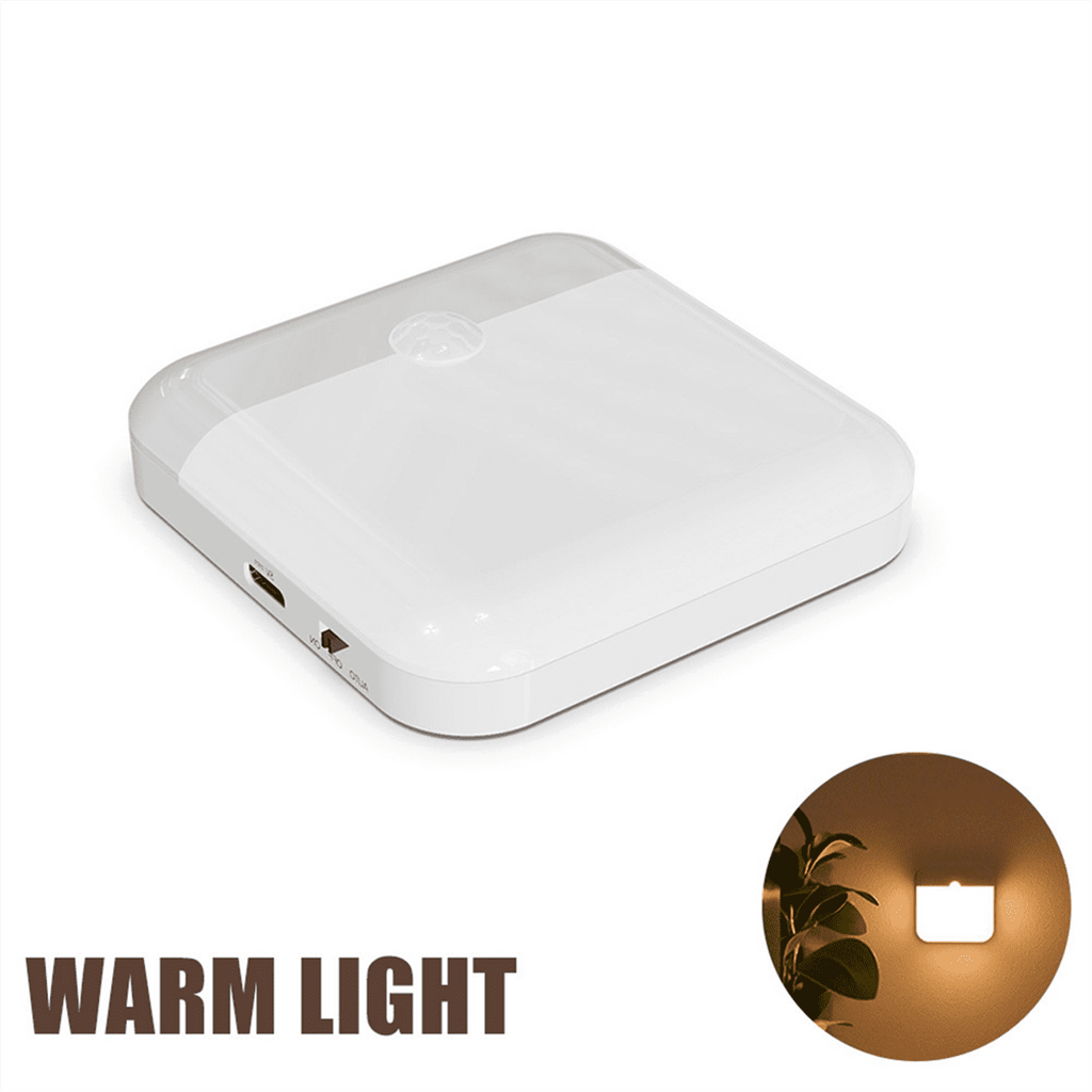 Motion Sensor Light Rechargeable LED Lamp for Bedroom Kitchen Stair Hallway Wardrobe Cupboard Lighting,B