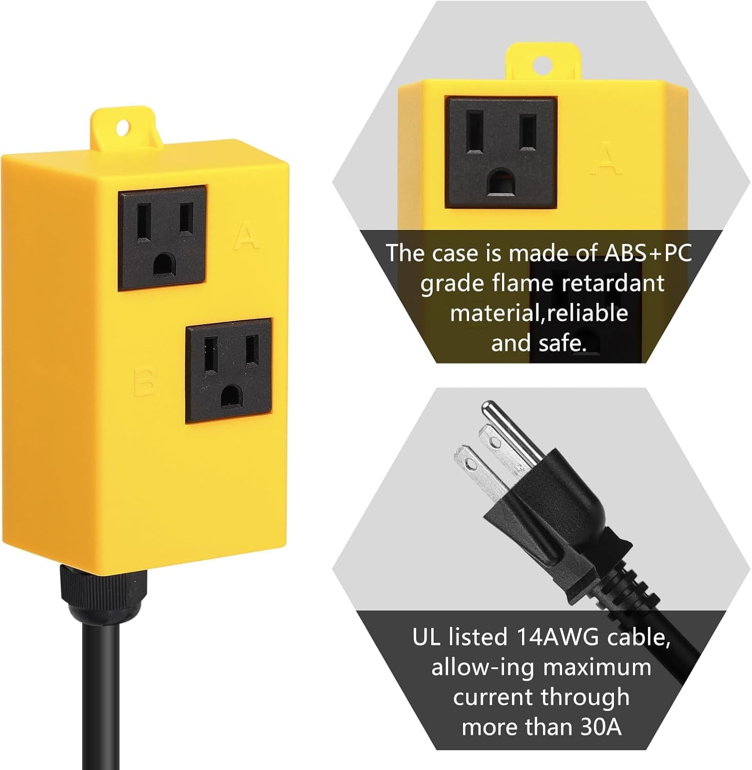Automatic Vacuum Switch for Power Tools, with Smart Current Sensing &amp; Delayed Start to Prevent Circuit Overload, Avoids Breaker Tripping, Plug &amp; Play Dust Control Solution LF40