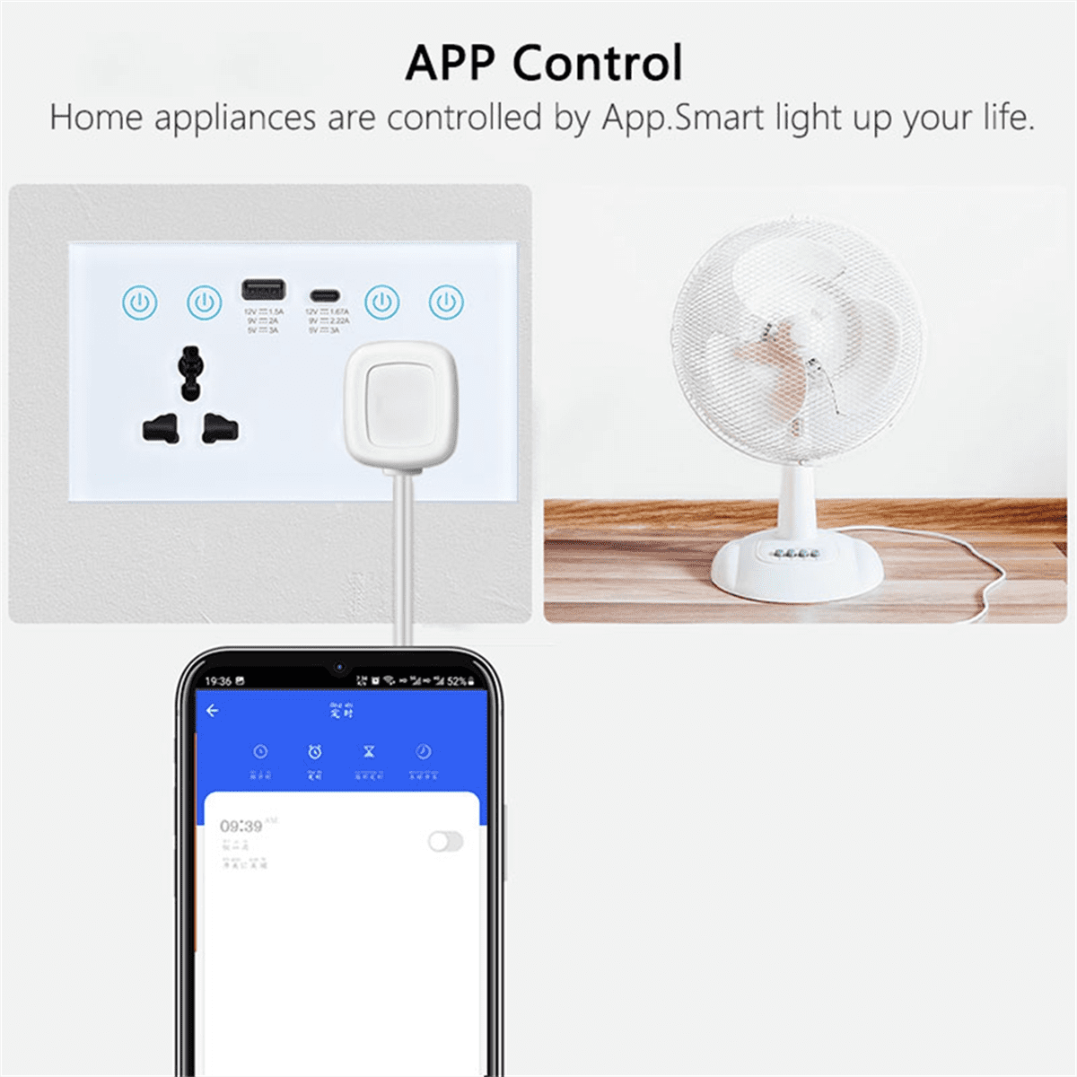 EU UK US Universal Plug Tuya ZigBee White Smart Socket Switch with USB and Type-C Port Outlet Smart Life