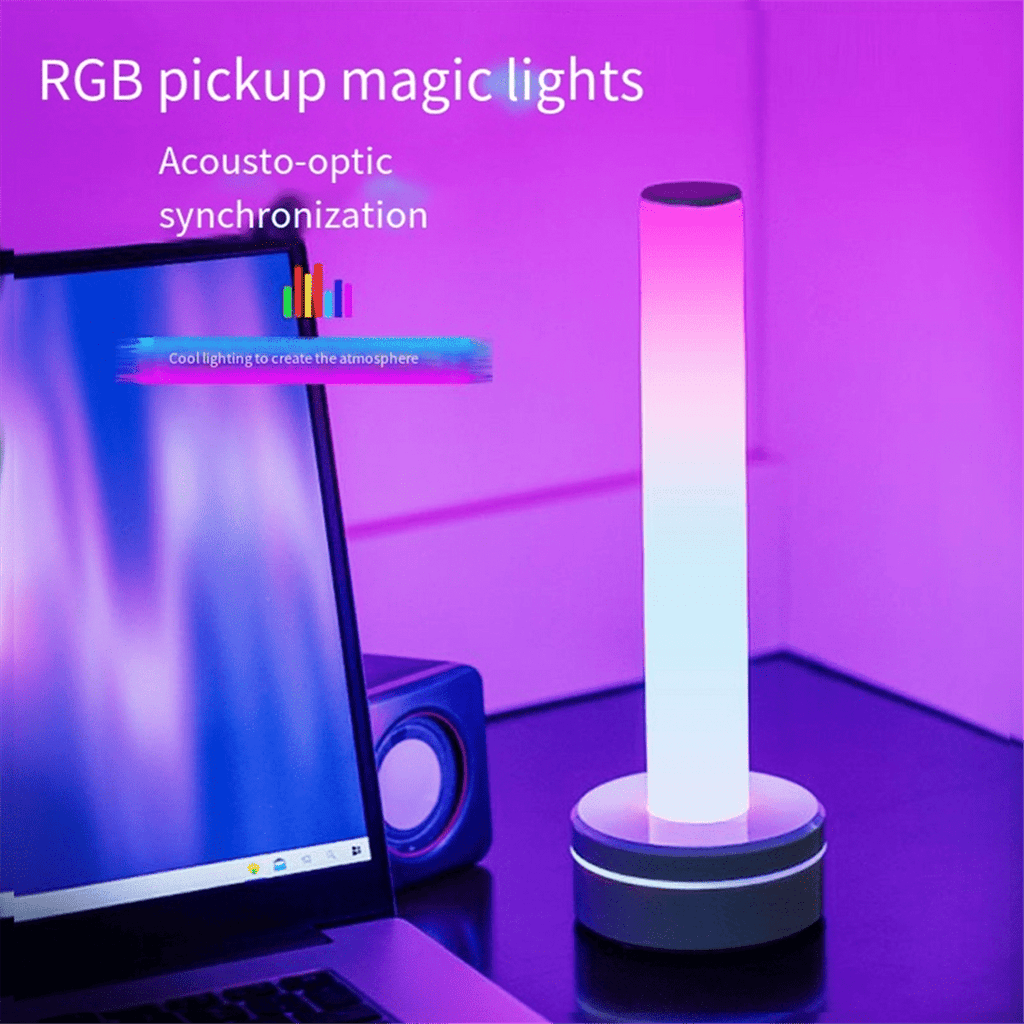RGB Light Bar Music Synced RGB LED Light Bar Voice Controlled USB Night Light Voice Controlled Atmosphere Light