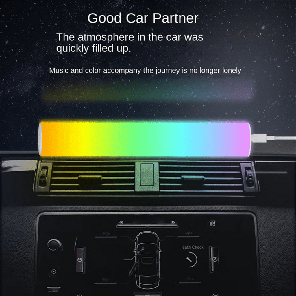 RGB Light Bar Music Synced RGB LED Light Bar Voice Controlled USB Night Light Voice Controlled Atmosphere Light