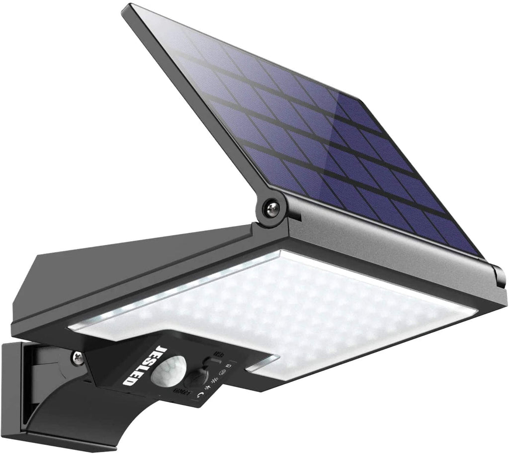 JESLED 108 LED Outdoor Motion Sensor Light Solar Powered