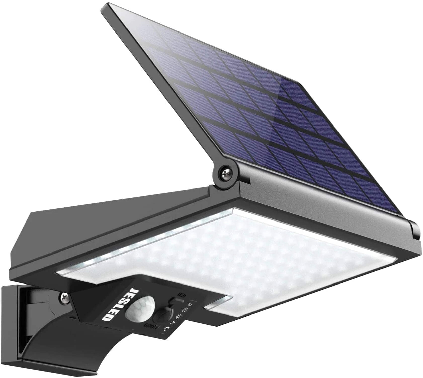 JESLED 108 LED Outdoor Motion Sensor Light Solar Powered