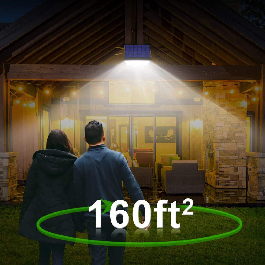 JESLED 108 LED Outdoor Motion Sensor Light Solar Powered