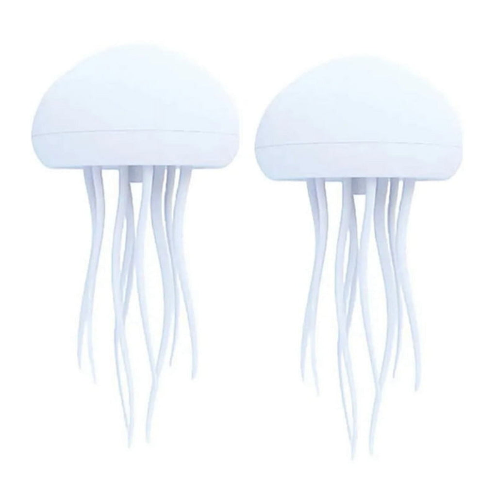 LED Jellyfish Lamp RGB Gradient Jelly Fish Light Lamp Voice Control Jellyfish Light Rechargeable Desk Lamp for Bedrooms