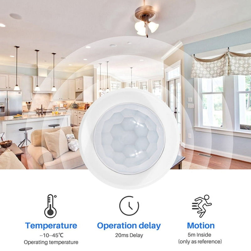 6X Tuya Zigbee PIR Motion Sensor Human Body Motion Sensor Smart Life Control Works with   Home