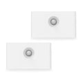 Rechargeable Motion Sensor Smart LED Night Light Eye Protection Bedside Lamp for Bedroom Corridor Cabinet Lighting 2PCS