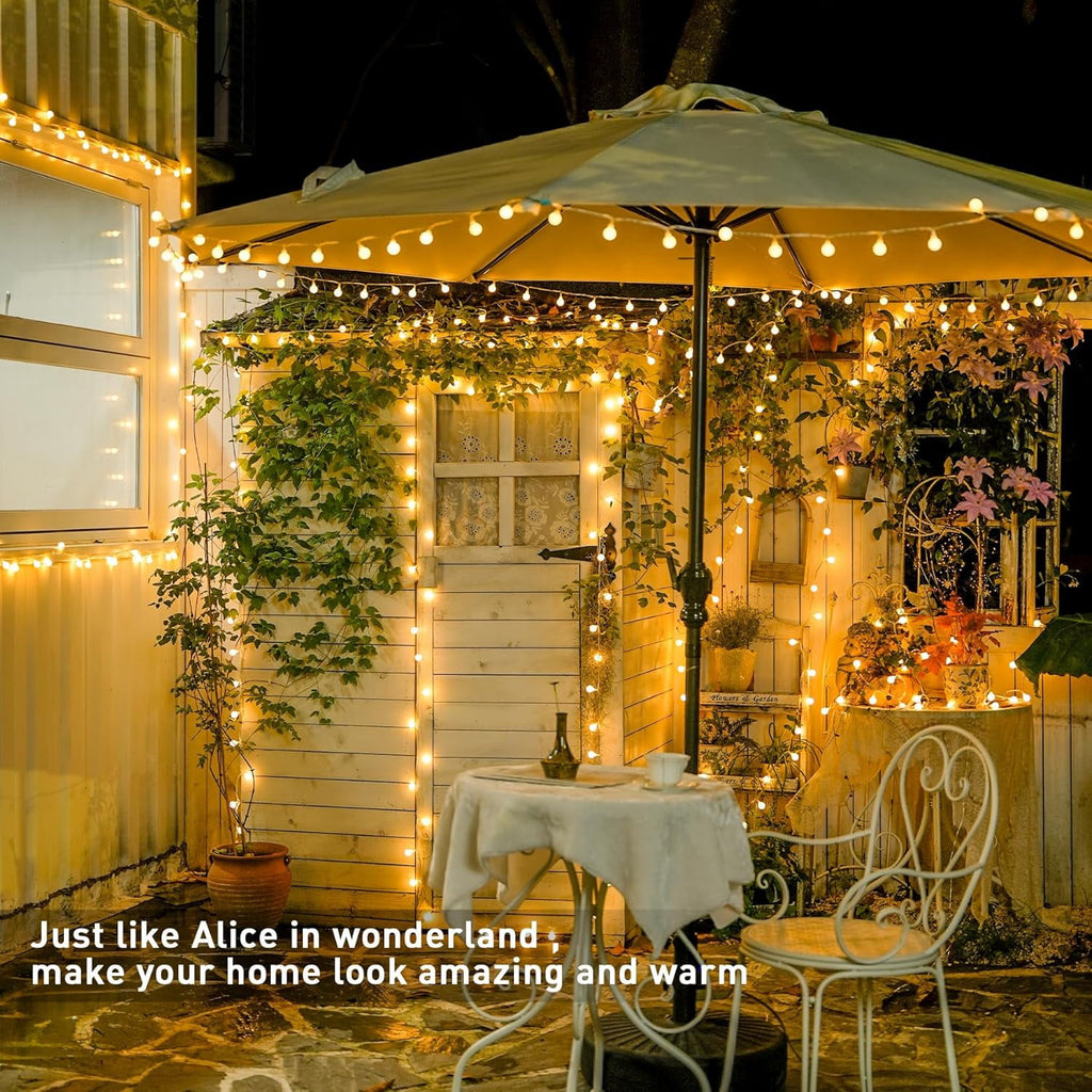 SUMMIT  100 LED Connectable Globe String Lights Indoor, 33ft Multicolor Fairy Lights Plug in with Remote, 8 Modes Pastel Lights for Easter Bedroom Tree Room Party Decoration