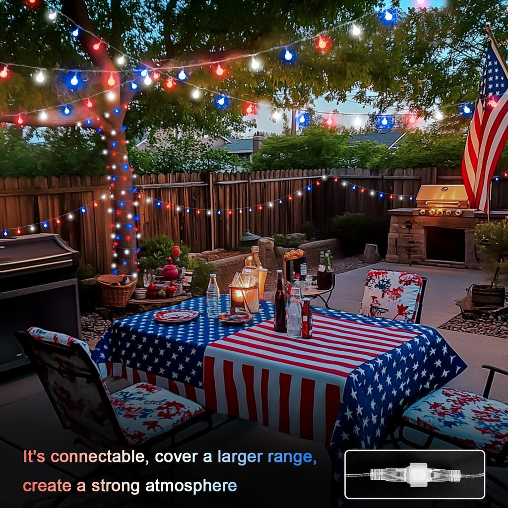 SUMMIT  100 LED Connectable Globe String Lights Indoor, 33ft Multicolor Fairy Lights Plug in with Remote, 8 Modes Pastel Lights for Easter Bedroom Tree Room Party Decoration