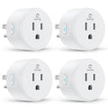 EIGHTREE Smart Plug, Smart Home WiFi Outlet Works with Alexa &amp; Google Home, Smart Socket with Remote Control &amp; Timer Function, 2.4GHz WiFi Only, 4 Packs