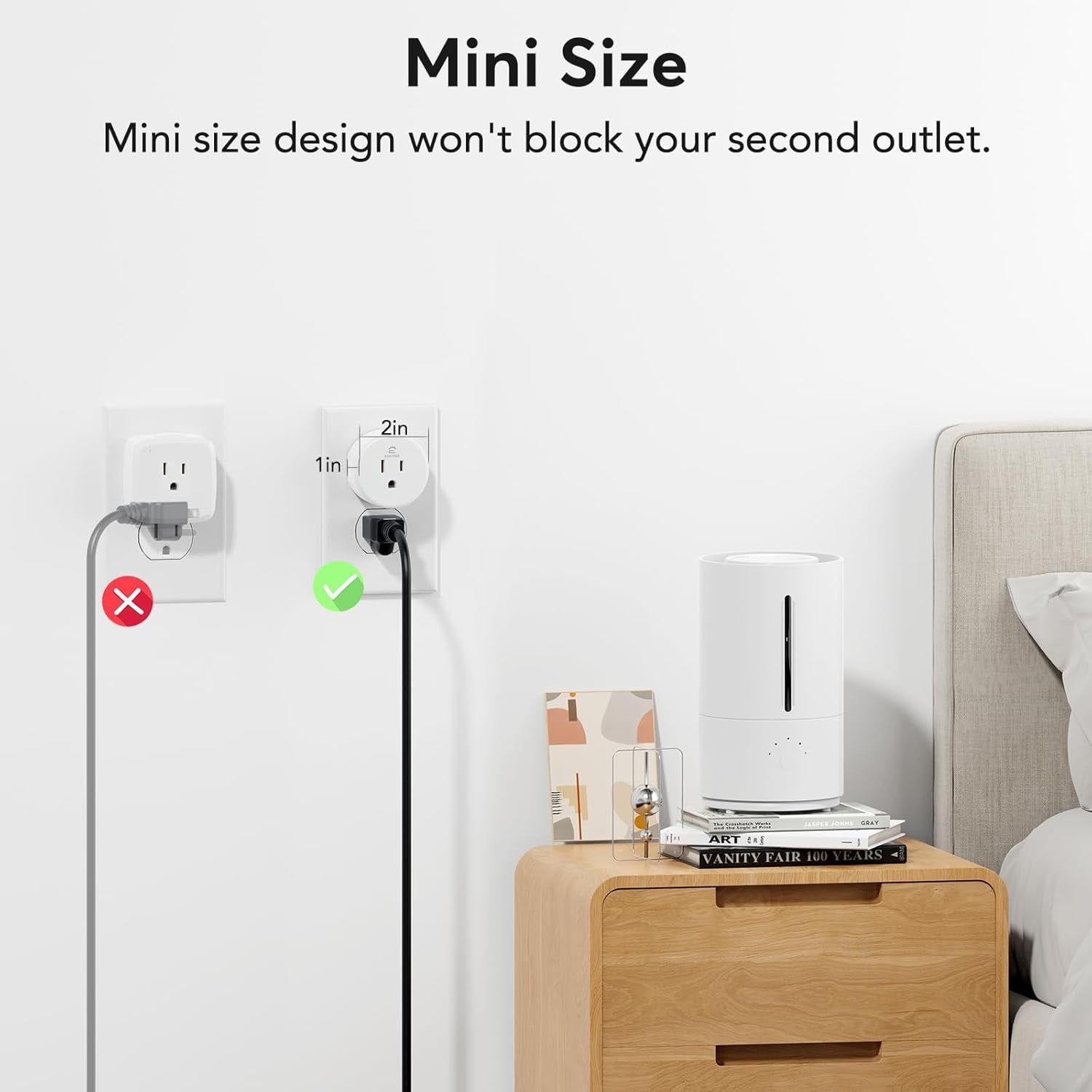 EIGHTREE Smart Plug, Smart Home WiFi Outlet Works with Alexa &amp; Google Home, Smart Socket with Remote Control &amp; Timer Function, 2.4GHz WiFi Only, 4 Packs