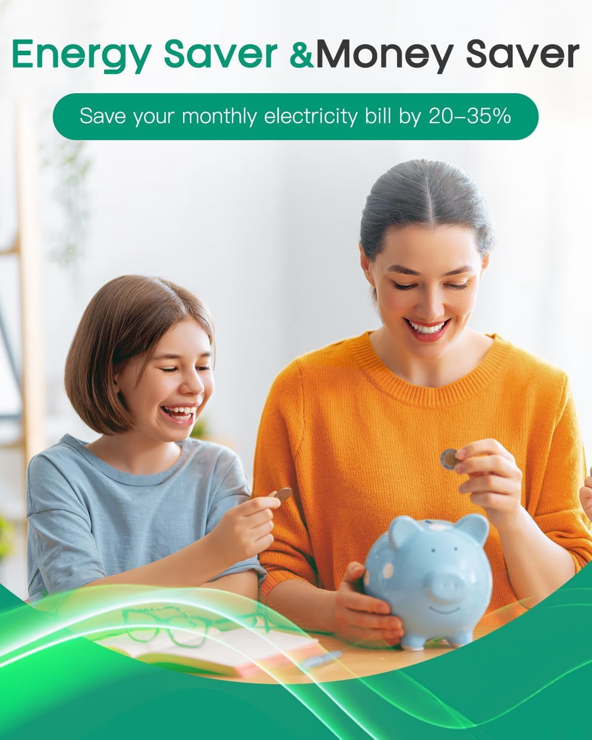 SmartPlug Device, Stop Watt Device Plug-in for Home &amp; Office US Plug 90V-250V 30KW 6Pack