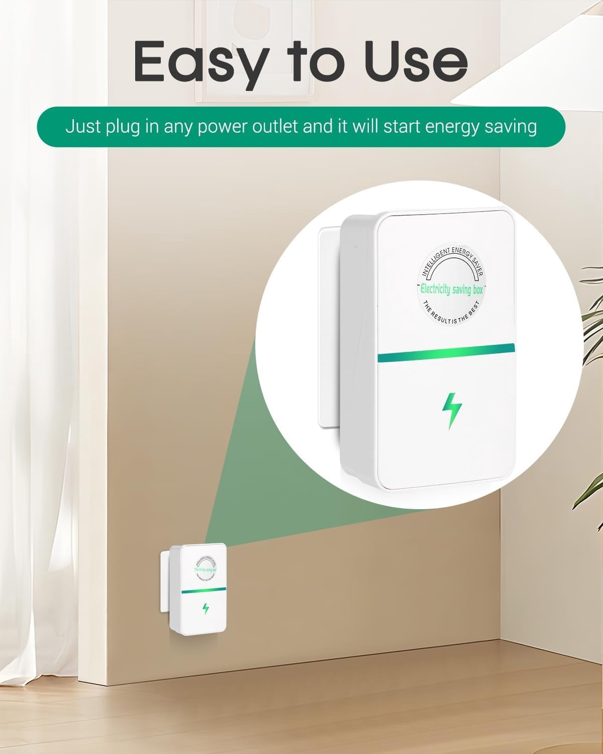 SmartPlug Device, Stop Watt Device Plug-in for Home &amp; Office US Plug 90V-250V 30KW 6Pack