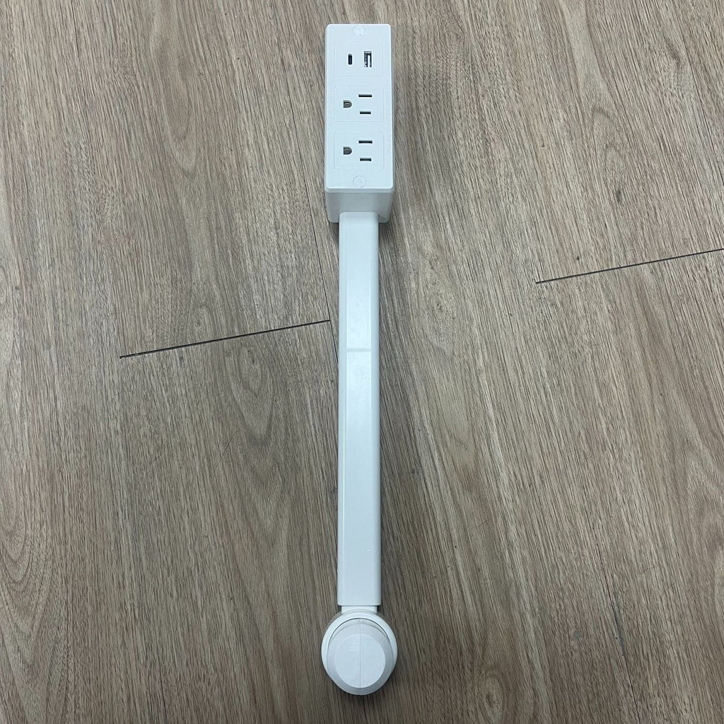 Power Socket Extender, Extendable Wall Socket, 180° Swivelling Socket Extender For Connecting Hard-To-Reach Sockets! Supplied With Usb-A, Usb-C And 2 Ac Sockets, Extendable 27' For Behind Sofa, Be