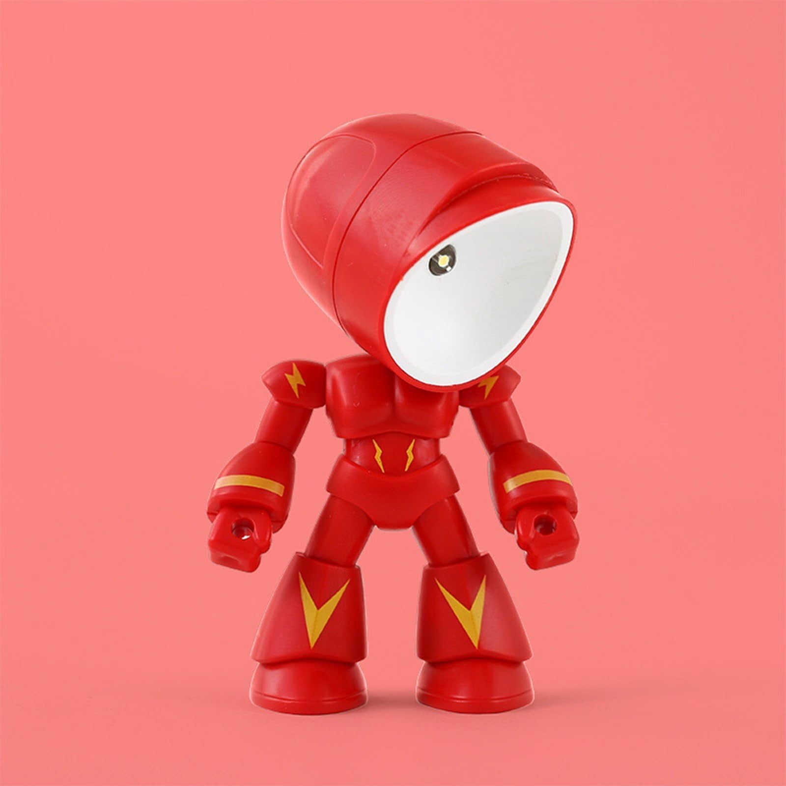Lonely Robot LED Mini Night Light, Cartoon Cute Companion Desk Lamp with Magnetic Base, Gift for Thanksgiving Christmas Halloween Birthday, Room Decor