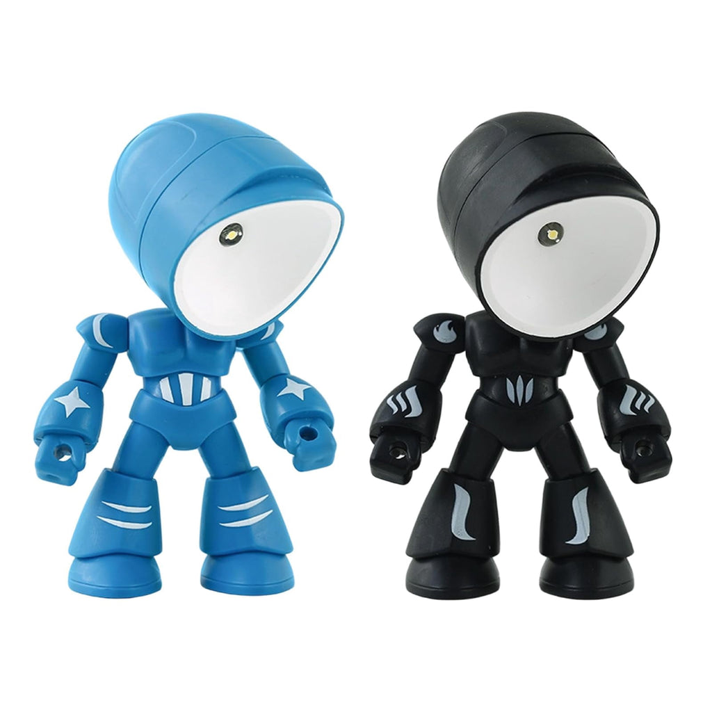 Lonely Robot LED Mini Night Light, Cartoon Cute Companion Desk Lamp with Magnetic Base, Gift for Thanksgiving Christmas Halloween Birthday, Room Decor