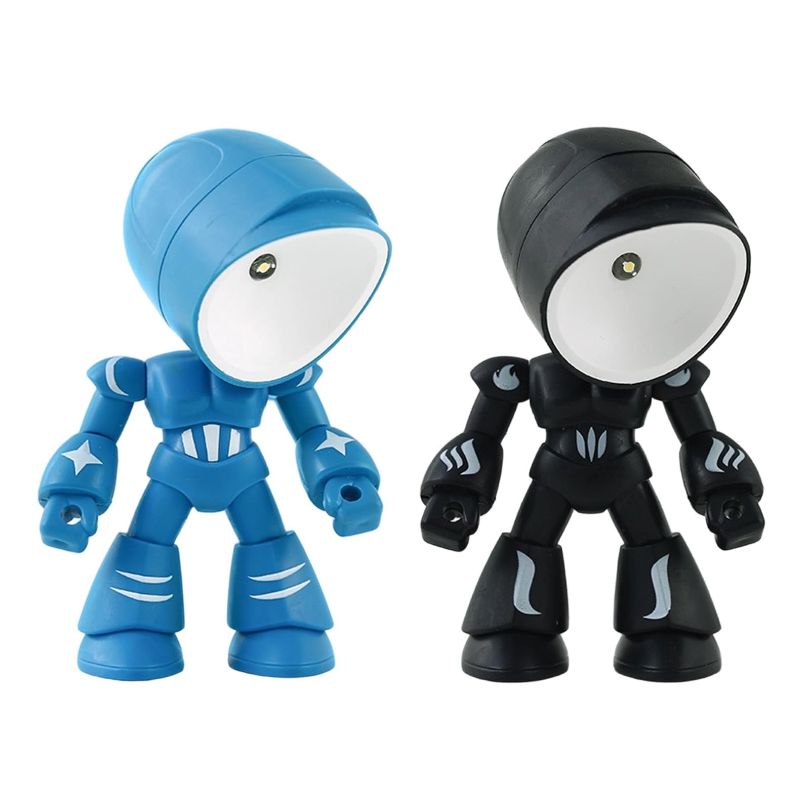 Lonely Robot LED Mini Night Light, Cartoon Cute Companion Desk Lamp with Magnetic Base, Gift for Thanksgiving Christmas Halloween Birthday, Room Decor