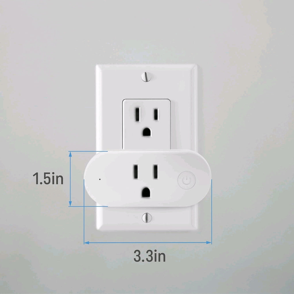 Wave Plug US | Z-Wave 800 Series Smart Plug with Energy Monitoring 15 A | Home Automation | iOS Android App | Z-Wave Gateway | Low Power Consumption | Smart Schedules and Scenes