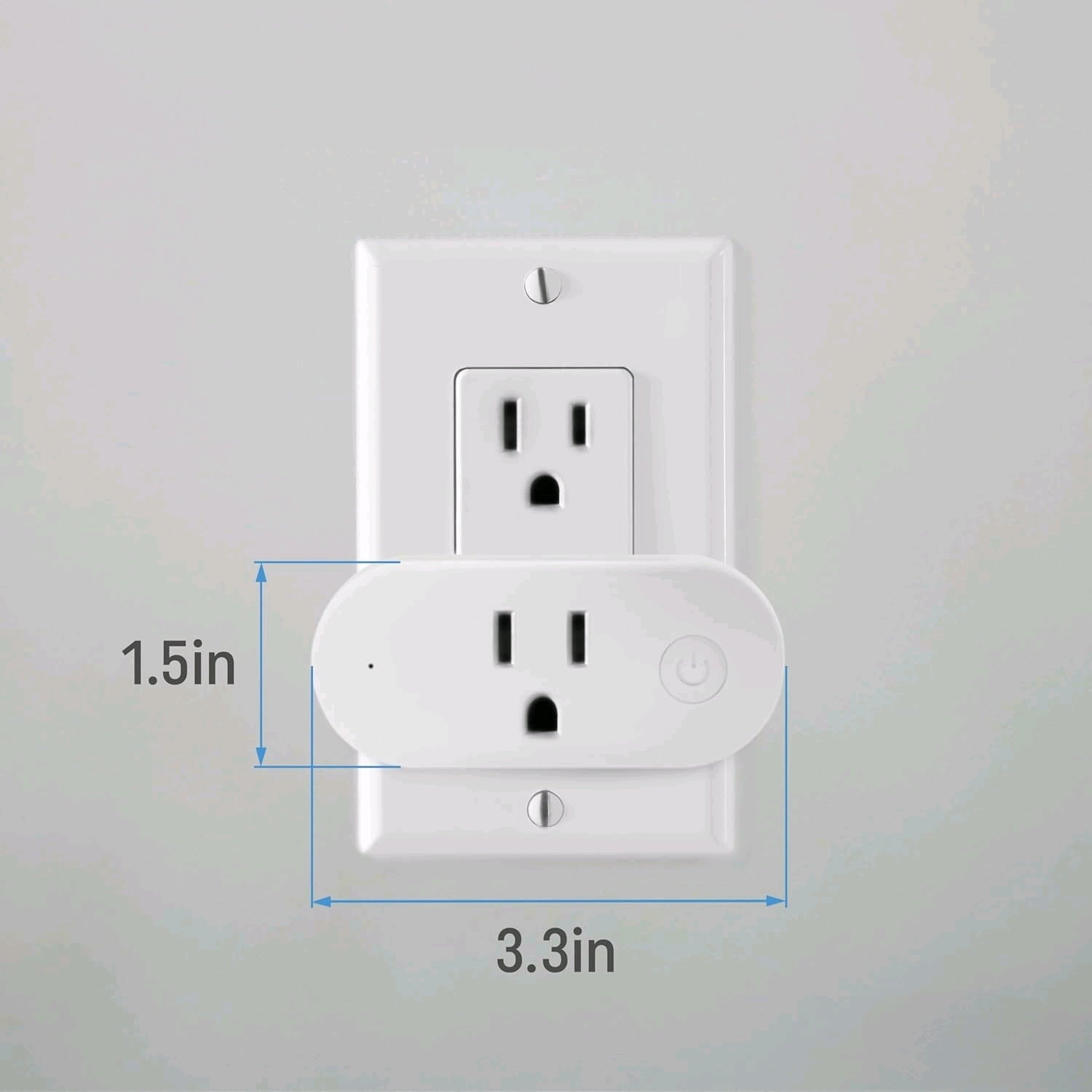 Wave Plug US | Z-Wave 800 Series Smart Plug with Energy Monitoring 15 A | Home Automation | iOS Android App | Z-Wave Gateway | Low Power Consumption | Smart Schedules and Scenes